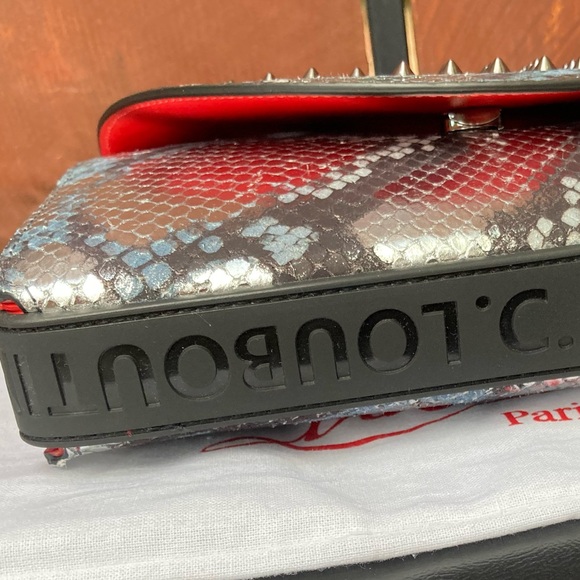 Christian Louboutin Explorafunk wallet on strap python NWT! Women / Men / Unisex - Picture 4 of 12
